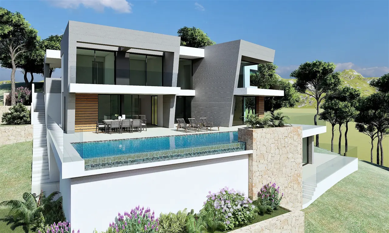 Luxury villa near Moraira, Costa Blanca North