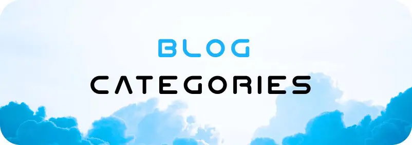 blog categories